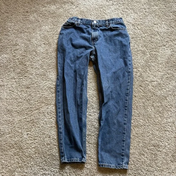 Vintage‎ Y2K Levi's 550 Tapered Leg Relaxed Fit Women's Jeans 30x27 - Picture 10 of 10